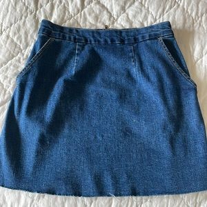 Forever 21 jean mini skirt